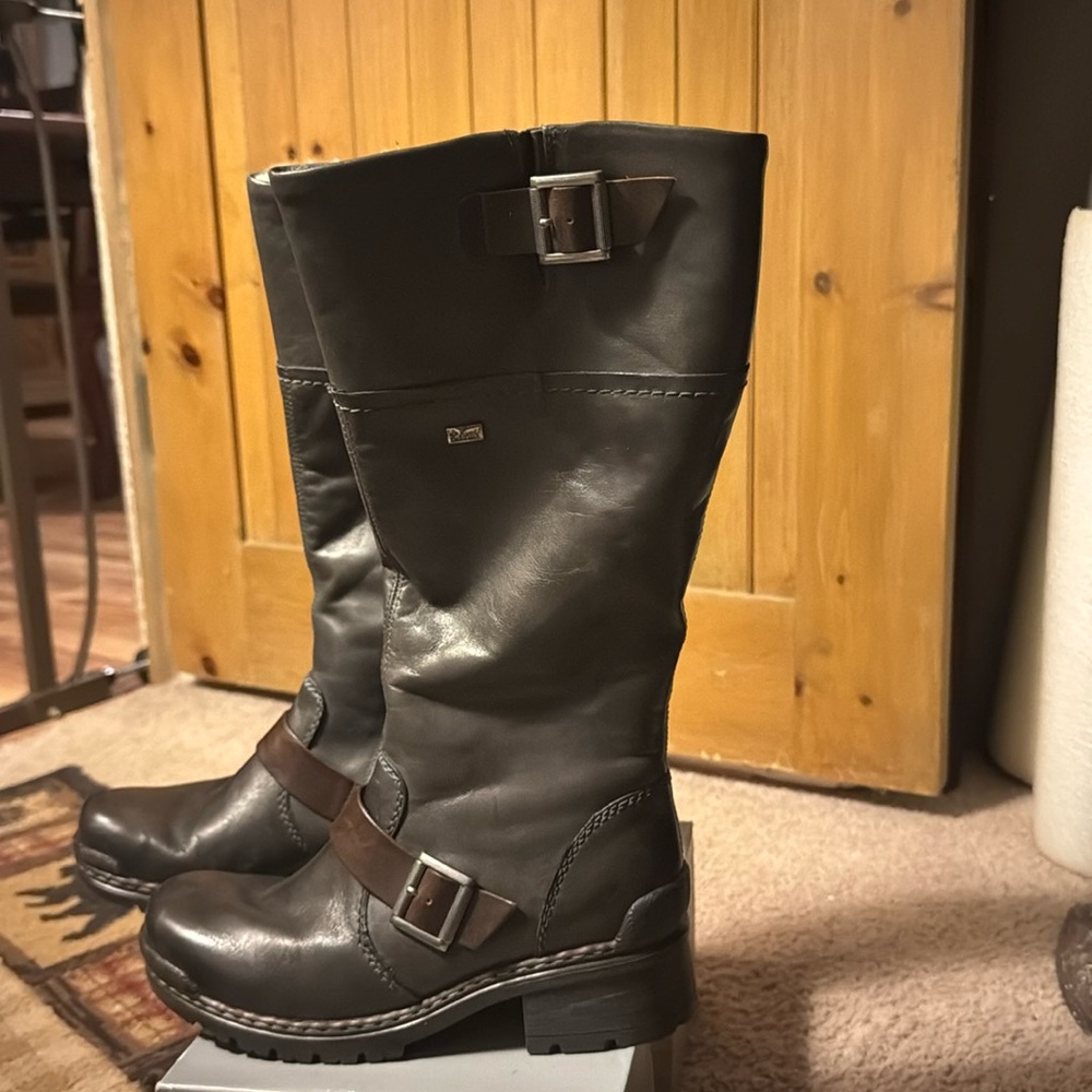 Rieker Antistress lamb lined leather boots